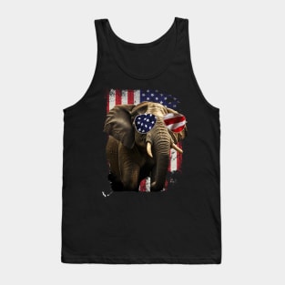 Majestic Marvels Elephant Chronicles, Stylish Tee Extravaganza Tank Top